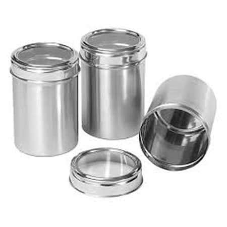 Starcrafts Starcrafts 2066 Stainless Steel Canister Set; 3 Piece 2066